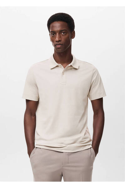 MANGO Man Thermolite® polo majica sa uskim krojem