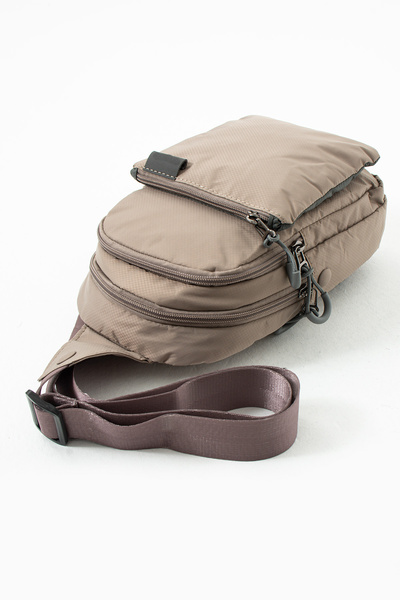 Ayax Ten Unisex Parachute Fabric Water Resistant Multi-Compartment Crossbody Bag 6004