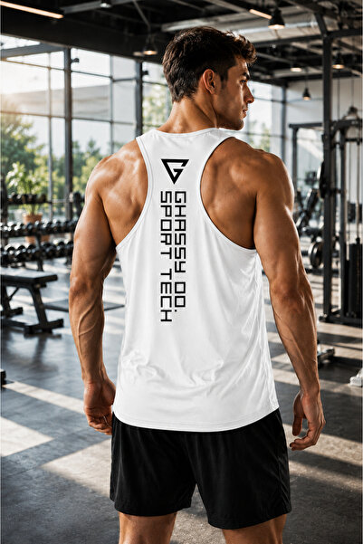 GHASSY CO Men's Dry Fit Y-back Gym Fitness Athlete Gym-101