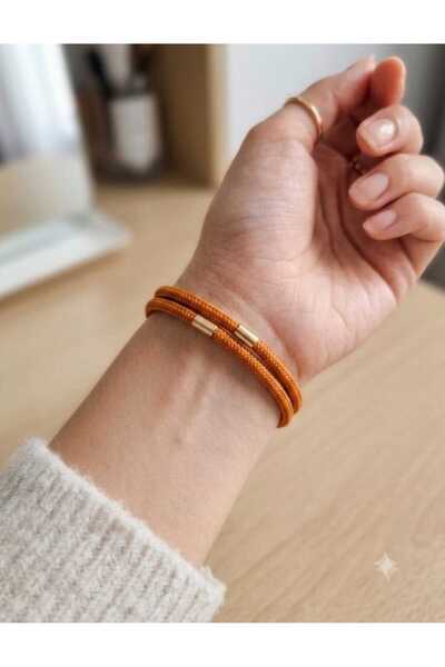 TLSMACCESORIES MIKNATISLI RENKLİ DOLAMALI İP