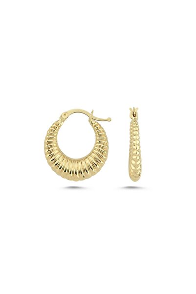 Sembol Gold İstiridye Küpe