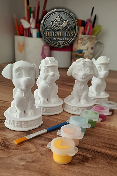 Craft3D Atölye Paw Patrol (Skye, Marshall, Rubble ve Chase) Pati Devriye Beto...