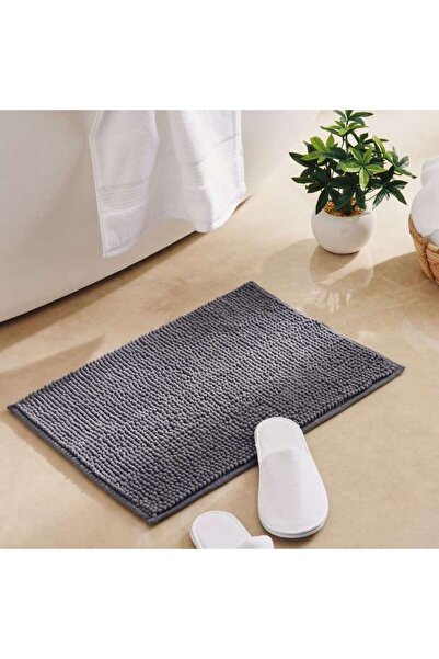PAN HOME Sparta Chenille Bathmat 40X60Cm- Grey