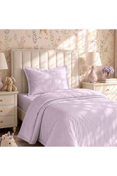 PAN HOME Sleepnest Cotton Rich 144 Tc 2-piece Twin Comforter Set 160x220- Lilac
