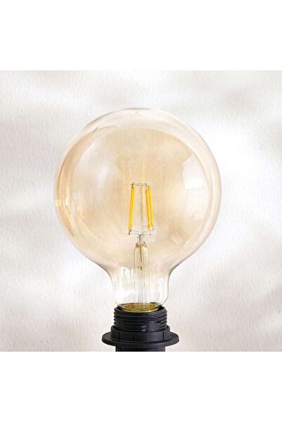 PAN HOME مصباح ليد عتيق الطراز من ليفين، طراز G125، بقاعدة E27، بقدرة 6 واط، ...