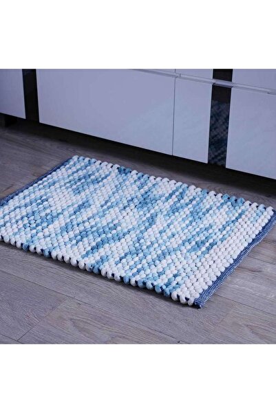 PAN HOME سجادة حمام كارولينا 50x75 سم - أزرق