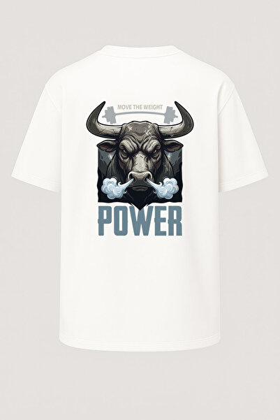 nirvoda supradimensionat Move The Weight Boğa Fitness GYM Tricou cu imprimeu ...