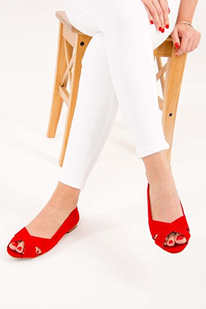 Fox Shoes صندل نسائي أحمر B726109902