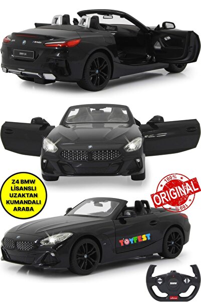 TOYFEST BMW Z4 Uzaktan Kumandalı Işıklı Lisanslı Araba - Siyah - 1:14