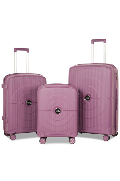 Vittag 3-Piece Luggage Set, Polypropylene Material, Lightweight, TSA Lock, 36...