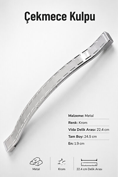 NZB Furniture Bathroom Kitchen Cabinet Drawer Door Cabinet Lid Handle Metal H...