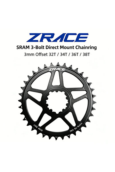 Choice 34T ZRACE 10s 11s 12s Chainrings, Eagle Tooth 7075AL CNC, Offset 3mm, ...