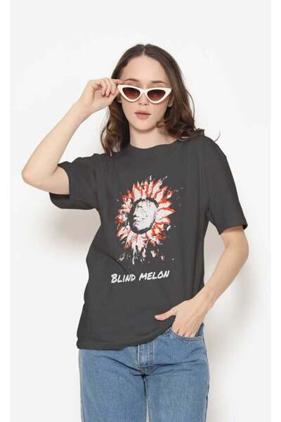 buzagi tasarım ürünleri Blind Melon Regular Fit Black Unisex T-Shirt