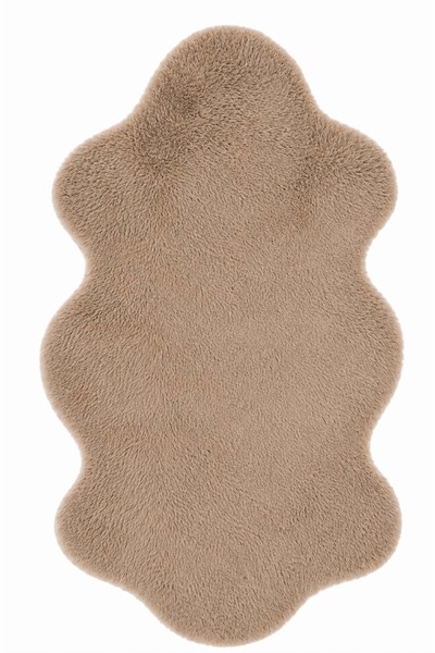 Sihirli Halı Nuvy Serisi 40011 Model Camel Renk Bulut Kesim Halı