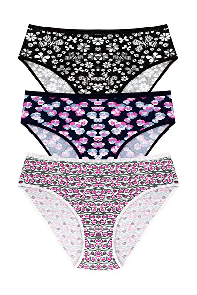 Öts Ženske gaćice, paket od 3 komada, bikini, gaćice sa standardnim strukom (...