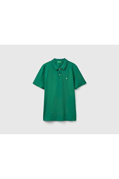 United Colors of Benetton Men's Plain Short Sleeve Polo Shirt