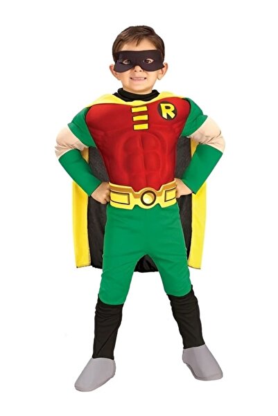 Kostüm Sarayı Στολή εφήβων Titan Robin με μύες