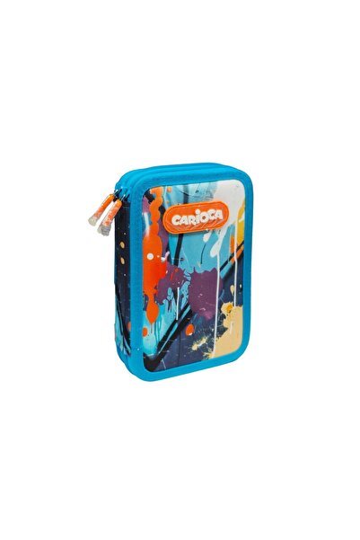 carioca Penar cu 2 fermoare, albastru