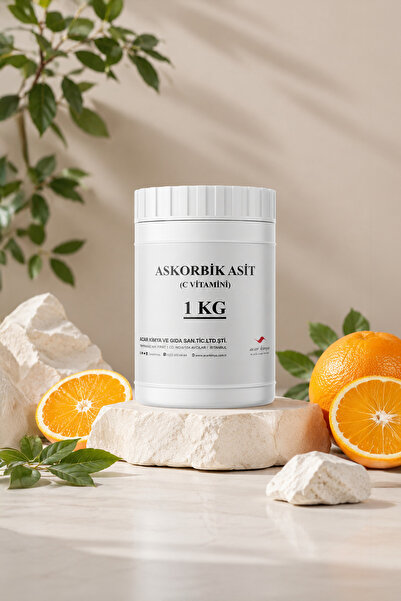 AcarKimya ASKORBİK ASİT E300 (C VİTAMİNİ) - GIDA TAKVİYESİ 1 KG