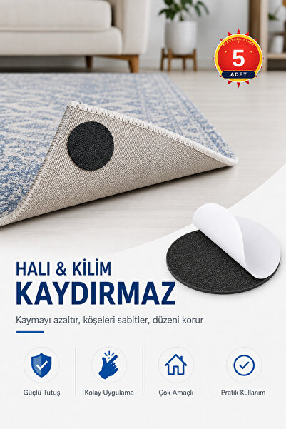 Genel Markalar Halı Kilim Kaydırmaz Cırt Bant Çift Taraflı Sabitleyici Yolluk...