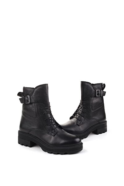 Castle Black 212580-1 Ghete de damă zilnice din piele naturală Thermo Sole