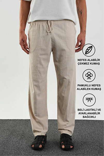Redline Defy muške opuštene pantalone Lan izgleda
