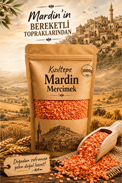 KOVANCI GIDA Kırmızı Mercimek 1000g ,Yerli,Doğal-Kızıltepe,Mardin