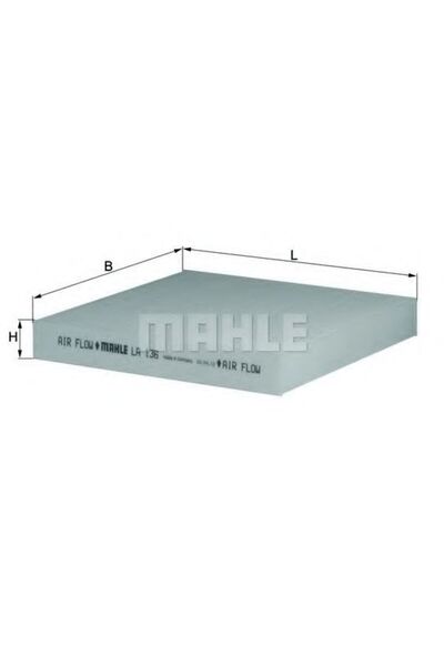 Mahle Original Filtru, aer habitaclu LA 136