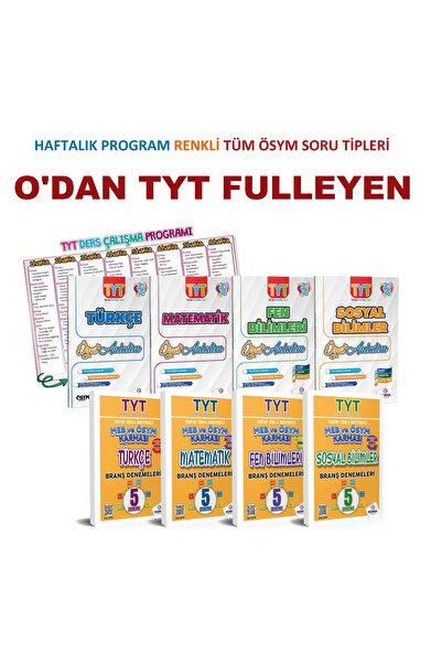 Kurul Yayıncılık 2027 Tyt Fulleyen Ders Notları Seti Ve Branş Denemeleri 8 Kitap