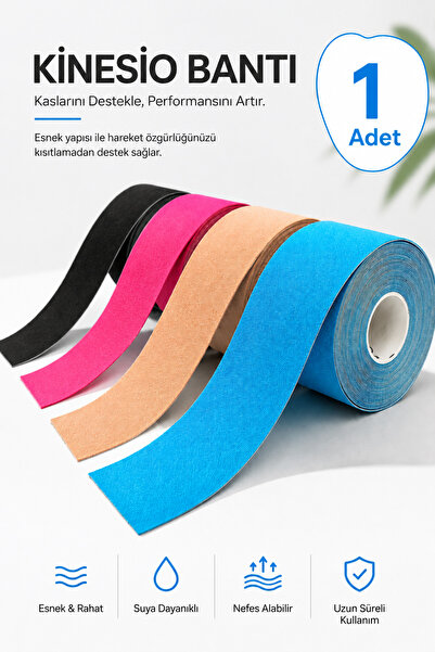 kırmed Kinesio Tape Ağr Bandı Kinezyo Yüz Vücut Bandı İçin Bant Bandajı