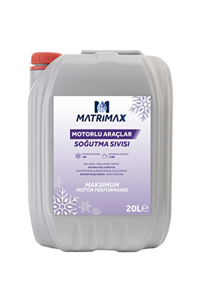Matrimax Motorlu Araçlar Soğutma Sıvısı 20 Litre Kullanıma Hazır -60 - +190