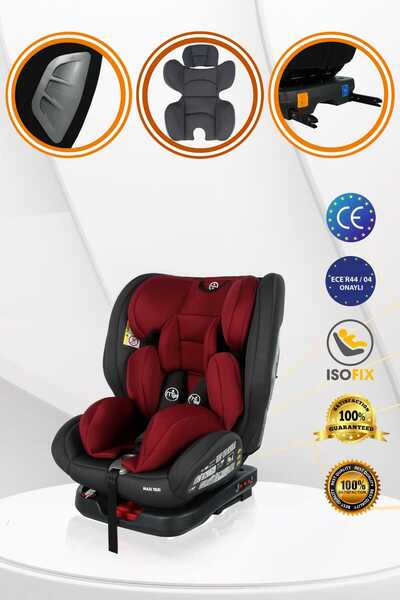 Maxi Taxi Safe Travel 360 Dönebilen Isofix Oto Koltuğu Kırmızı-gri