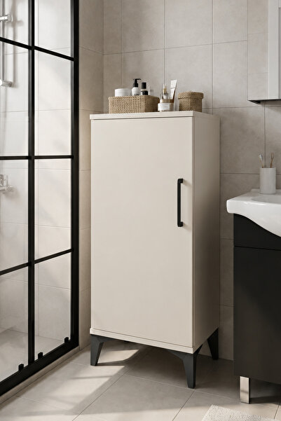 Dienni Arges Komodin 2 Raflı Çok Amaçlı Dolap Banyo Ofis Kiler Dolabı 44x30x9...