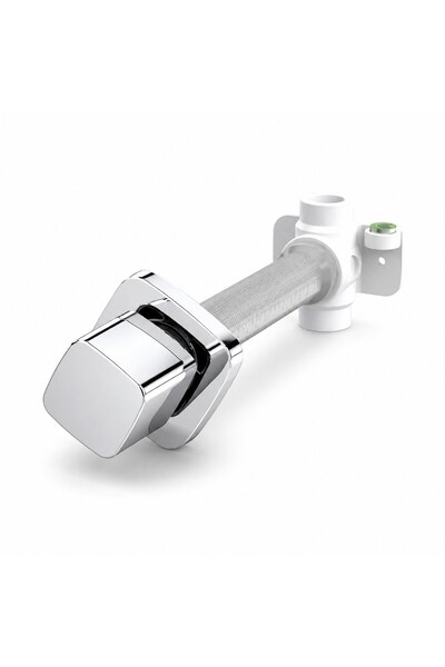 AQUA BAGNO Mega Ankastre stop Valf 1/2 -PPRC GÖVDE -Parlak Krom