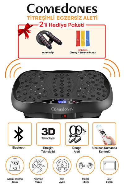 comedones Titreşimli Egzersiz Aleti Yüksek Hız Tüm Vücut Vibration Plate