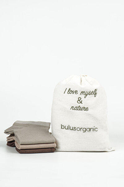 Buluş Organic 3-dijelni bež asortiman Viskoza ženske čarape