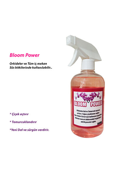 Bloom Power Orkide Ve Tüm Süs Bitkileri Için En Iyi Çiçek , Dal Ve Tomurcuk Gelişim Desteği 500 ml