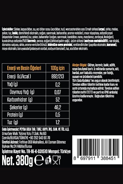 Sosero Smoke Chili Sos 380 gr