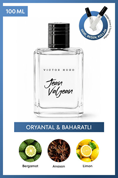 Victor Hugo Jean Valjean EDP Erkek Parfüm 100ml |Oryantal, Baharatlı | Bergam...