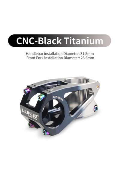 tur bike Siyah Silver Lunje Gidon Boğazı 31.8 Mm