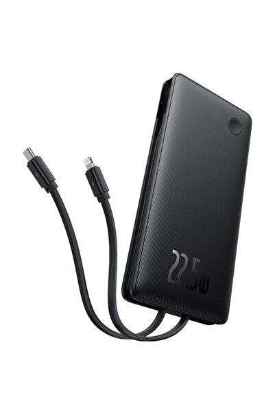 Baseus Airpow Lite, 10000mAh, 22.5W, Incarcare rapida, USB-C, USB-A, cablu du...