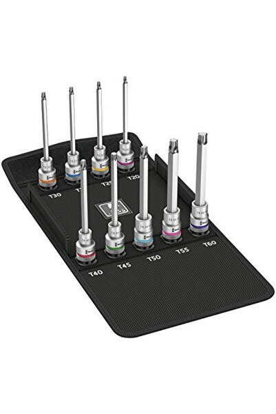 wera Zyklop 8767 C TORX HF 3 Torx wrench set 1/2" - 9-pieces - 05004212001