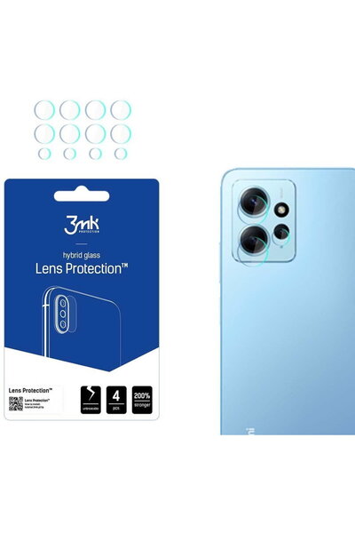 3MK Sticlă cameră pentru Xiaomi Redmi Note 12 7H pentru seria Lens Protection