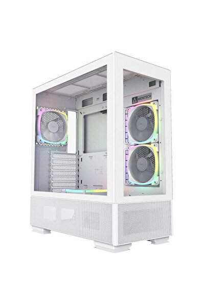 MONTECH PC SKY TWO, Midi-Tower alb