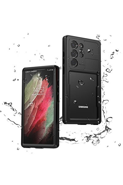 ShellBox Husă pentru Samsung Galaxy S23 Ultra - Carcasă impermeabilă IP68 - N...