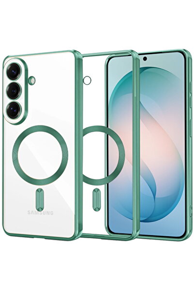 Techsuit Husă pentru Samsung Galaxy S26 Plus - Luxury Crystal MagSafe - Verde...