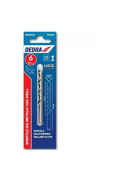 DEDRA EXIM Metal drill bit 1pc, HSS, DIN338, 11.0x142mm