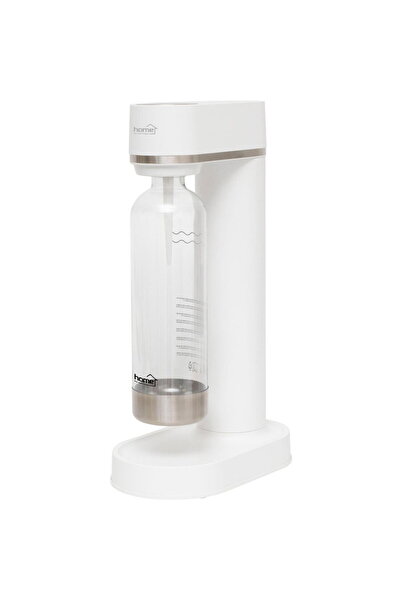 Somogyi Aparat sifon, alb/inox, flacon premium 1000 ml, 14 x 41,5 x 25 cm, Alb