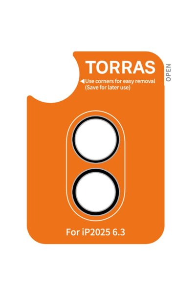 Other Camera Film for iPhone 17 - Torras Lensguard Camera Protector - Black