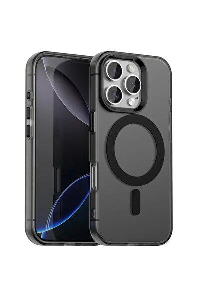 Techsuit Калъф за iPhone 16 Pro Max - CandyCase MagSafe - Черен